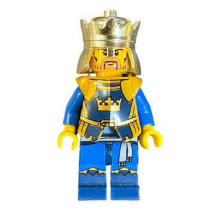 Fantasy Era - Crown King, No Cape, Printed Legs, cas422 Minifigure LEGO®