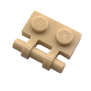 Plate, Modified 1x2 with Bar Handle on Side - Free Ends, Part# 2540 Part LEGO® Tan
