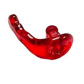 Wave Rounded Energy with Bar Handle (Power Blast), Part# 27393 Part LEGO® Trans-Red