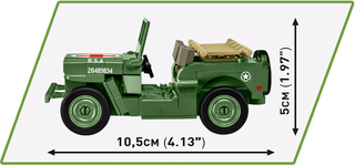 COBI JEEP Medical MB Vehicle : Set #2295 Cobi Kit Cobi Toys