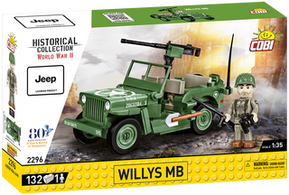 COBI JEEP Willys MB Vehicle : Set #2296 Cobi Kit Cobi Toys