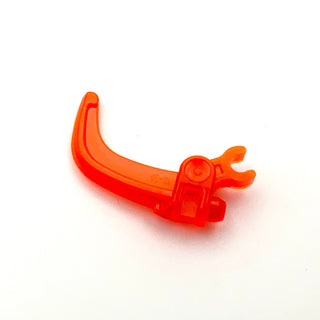 Hero Factory Weapon, Claw with Clip, Part# 92220 Part LEGO® Trans-Neon Orange