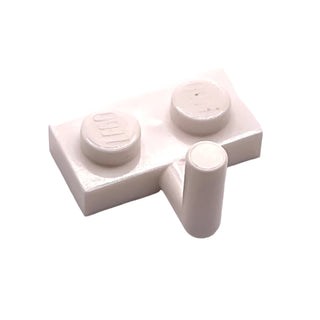 Plate, Modified 1x2 with Bar Arm Up (Horizontal Arm 6mm), Part# 4623a Part LEGO® White