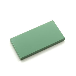Tile 2x4, Part# 87079 Part LEGO® Sand Green 1 Part