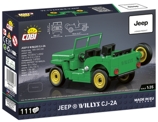 COBI JEEP Willys CJ-2A (Green): Set #24517 Cobi Kit Cobi Toys
