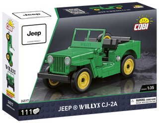 COBI JEEP Willys CJ-2A (Green): Set #24517 Cobi Kit Cobi Toys