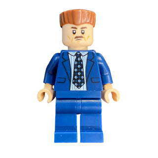 J. Jonah Jameson - Dark Blue Suit, Reddish Brown Hair, sh1059 Minifigure LEGO®