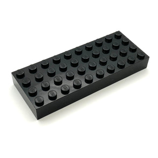 Brick 4x10, Part# 6212 Part LEGO® Black Very Good