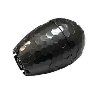 Container, Faceted 4 x 4 x 3, Alien Pod Part # 11598 & 13754 Part LEGO® Pearl Dark Gray