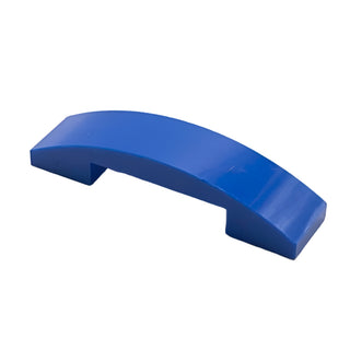 Slope, Curved 4 x 1 x 2/3 Double, Part# 93273 Part LEGO® Blue 1 Part