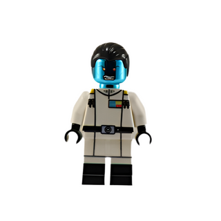 ADMIRAL THRONE CHROME BLUE Star Wars Custom Printed Lego Minifigure Custom minifigure BigKidBrix