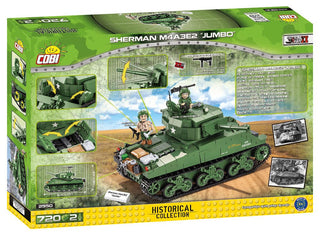 COBI Sherman M4A3E2 "Jumbo" Tank: Set #2550 Cobi Kit Cobi Toys