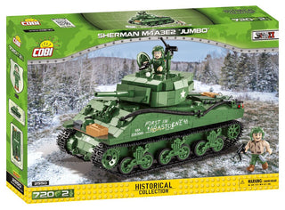 COBI Sherman M4A3E2 "Jumbo" Tank: Set #2550 Cobi Kit Cobi Toys
