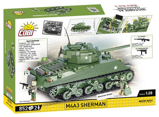 COBI M4A3 Sherman Tank: Set #2570 Cobi Kit Cobi Toys