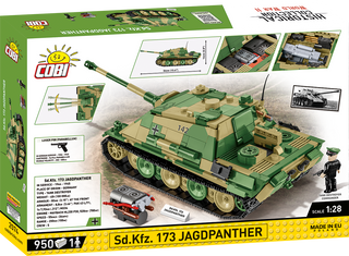 COBI Sd.Kfz. 173 Jagdpanther Tank Destroyer : Set #2574 Cobi Kit Cobi Toys