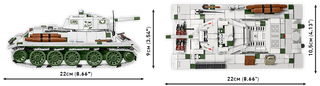COBI T-34/76 mod. 1941/42 Tank : Set #2595 Cobi Kit Cobi Toys