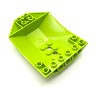 Cockpit 8x6x2 Curved, Part# 42021 Part LEGO® Lime