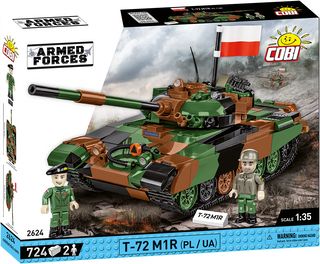 COBI T-72 M1R (PL/UA) Tank : Set #2624 Cobi Kit Cobi Toys