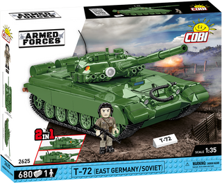 COBI T-72 (East Germany/Soviet) Tank : Set #2625 Cobi Kit Cobi Toys