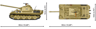 COBI PanzerKampfWagen V PANTHER Ausf. G "PUDEL" Tank : Set #2655 Cobi Kit Cobi Toys