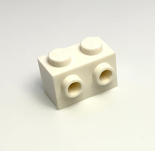 Brick, Modified 1x2 with Studs on 1 Side, Part# 11211 Part LEGO® White  