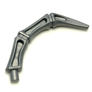 Appendage Bony Small with Bar End (Leg/Rib/Tail), Part# 15064 Part LEGO® Flat Silver  