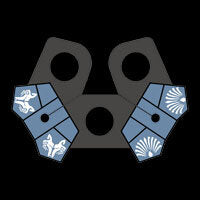 ARC Pauldron Wolfpack Sand Blue- CAC Custom Body Wear Clone Army Customs