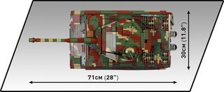COBI EXECUTIVE EDITION PzKpfw VI Ausf. E Panzer Tank : Set #2807 Cobi Kit Cobi Toys