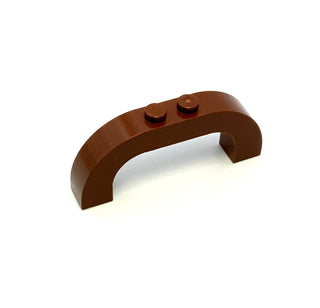 Arch 1x6x2 Curved Top, Part# 6183 Part LEGO® Reddish Brown  