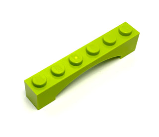 Arch 1x6 Raised Arch, Part# 92950 Part LEGO® Lime  