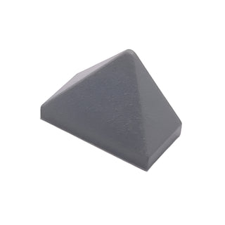 Slope 45 2x1 Triple with Bottom Stud Holder, Part# 15571 Part LEGO® Dark Bluish Gray