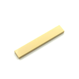 Tile 1x6, Part# 6636 Part LEGO® Tan 1 Part