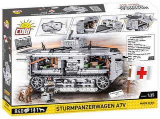 COBI SturmPanzerWagen A7V Tank: Set #2989 Cobi Kit Cobi Toys