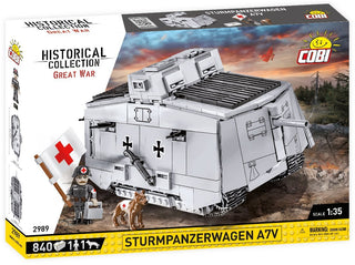 COBI SturmPanzerWagen A7V Tank: Set #2989 Cobi Kit Cobi Toys