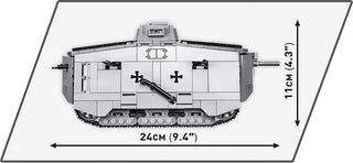 COBI SturmPanzerWagen A7V Tank: Set #2989 Cobi Kit Cobi Toys