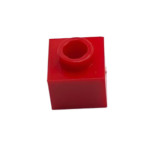 Brick, Modified 1 x 1 x 2/3 with Open Stud, Part# 86996 Part LEGO® Red