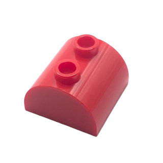 Slope, Curved 2x2 Double with 2 Hollow Studs, Part# 30165 Part LEGO® Red