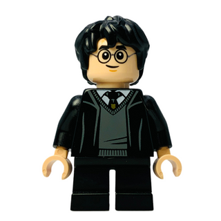 Harry Potter - Hogwarts Robe, Black Tie, hp470 Minifigure LEGO® Like New