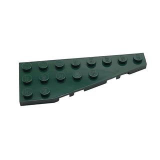 Wedge, Plate 8 x 3 Pentagonal Right, Part# 50304 Part LEGO® Dark Green