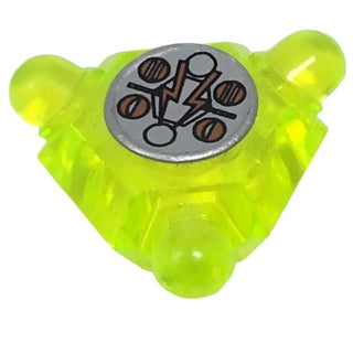 Rock, 2x2 Crystal 3 Point with Insectoids Sticker Pattern, Part# 30213pb01 Part LEGO®