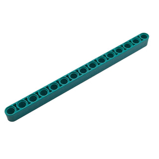 Technic, Liftarm Thick 1 x 15, Part# 32278 Part LEGO® Dark Turquoise