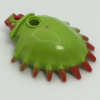 Plant Venus Flytrap with Marbled Red Spikes Pattern, Part# 29112pb01 Part LEGO® Half  
