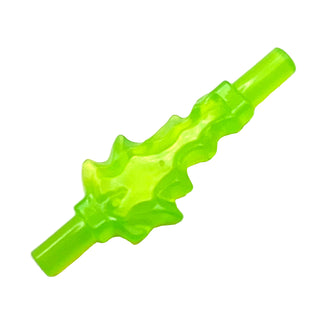 Power Burst, Bolt Small with Bar Ends, Part# 35032c Part LEGO® Trans-Bright Green