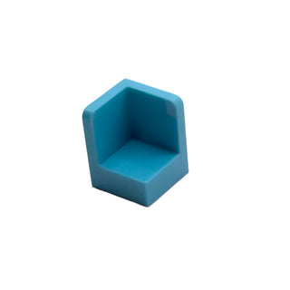 Panel 1 x 1 x 1 Corner, Part# 6231 Part LEGO® Medium Azure