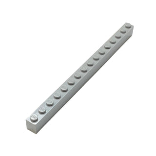 Brick 1x16, Part# 2465 Part LEGO® Light Bluish Gray 1 Part
