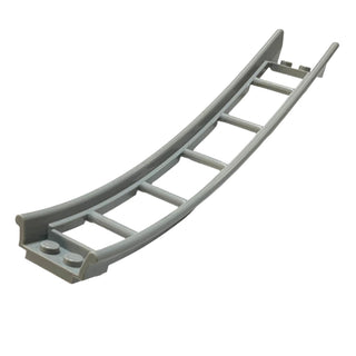 Roller Coaster Large Ramp Lower Part (6 Bricks Elevation), Part# 26559 Part LEGO® Light Bluish Gray