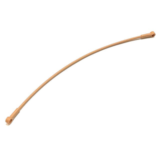 Hose, Flexible 22L with 2 Connector Ends (Zipline), Part# 27965 Part LEGO® Medium Nougat