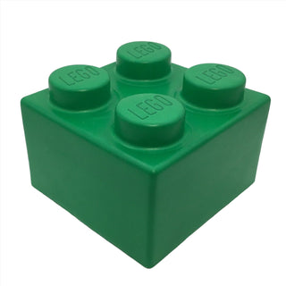 Soft Brick 2x2, Part# 29540 Part LEGO® Green Very Good