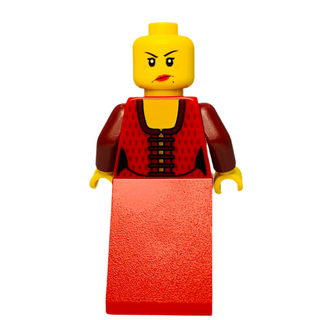Kingdoms - Queen with Dark Brown Hair, cas504 Minifigure LEGO®