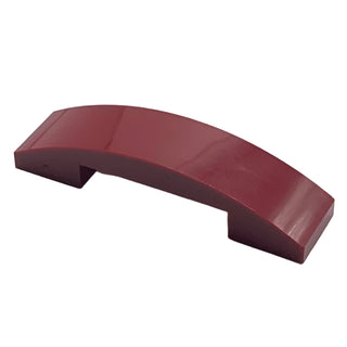 Slope, Curved 4 x 1 x 2/3 Double, Part# 93273 Part LEGO® Dark Red 1 Part